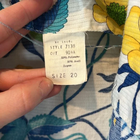 Vintage 1960s Holly Hill Floral Sleeveless Dress Jackie O Mad Men Era Pleats - Picture 9 of 14